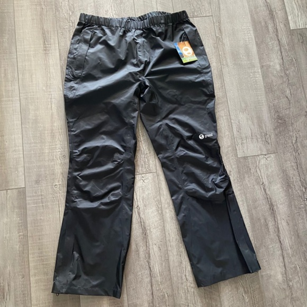 Ground XXL Mens‎ M’s Nano Pants Ankle Zipper Black Outdoor Winter Pants